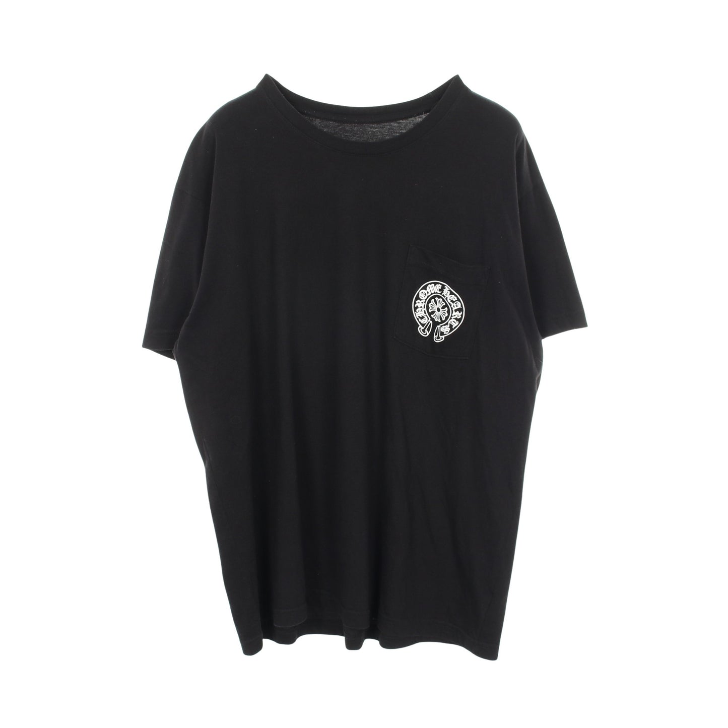Chrome Hearts × THE HEROES PROJECT ポケット付き 半袖Tシャツ コットン ブラック クロムハーツ トップス Chrome Hearts
