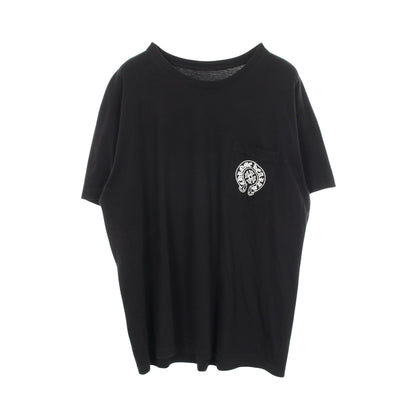 Chrome Hearts × THE HEROES PROJECT ポケット付き 半袖Tシャツ コットン ブラック クロムハーツ トップス Chrome Hearts