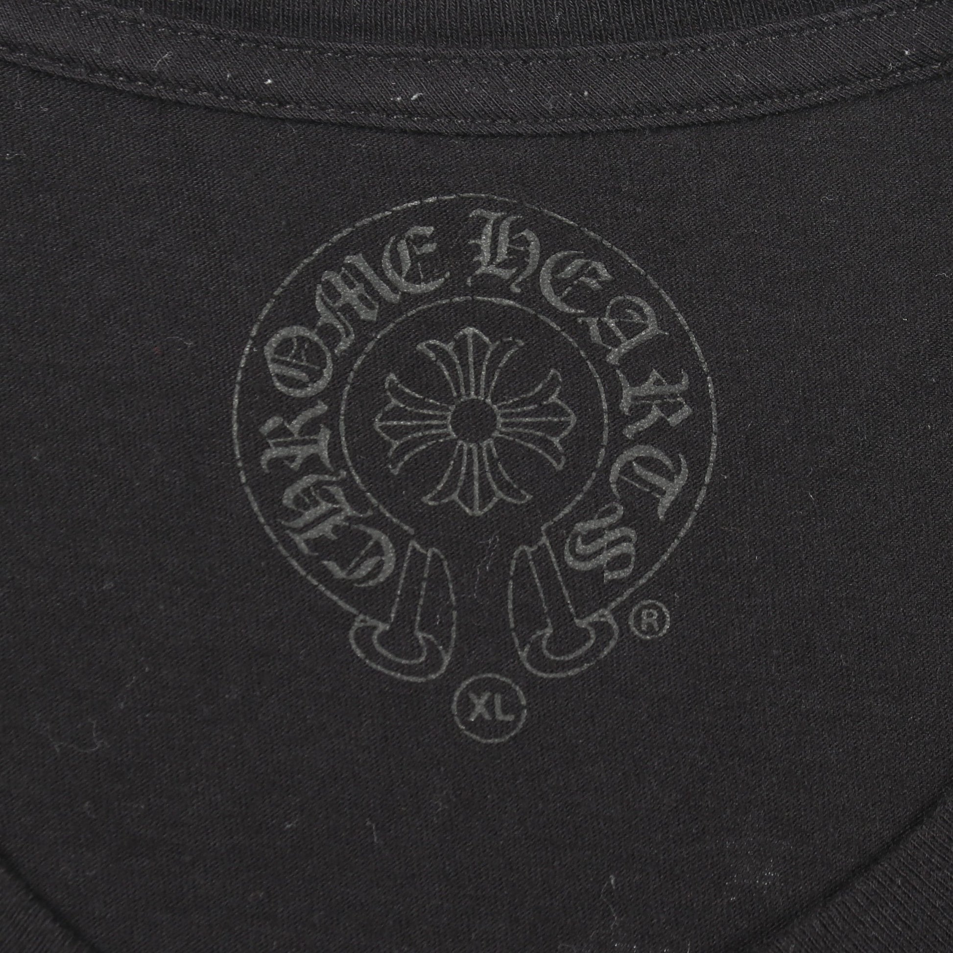 Chrome Hearts × THE HEROES PROJECT ポケット付き 半袖Tシャツ コットン ブラック クロムハーツ トップス Chrome Hearts