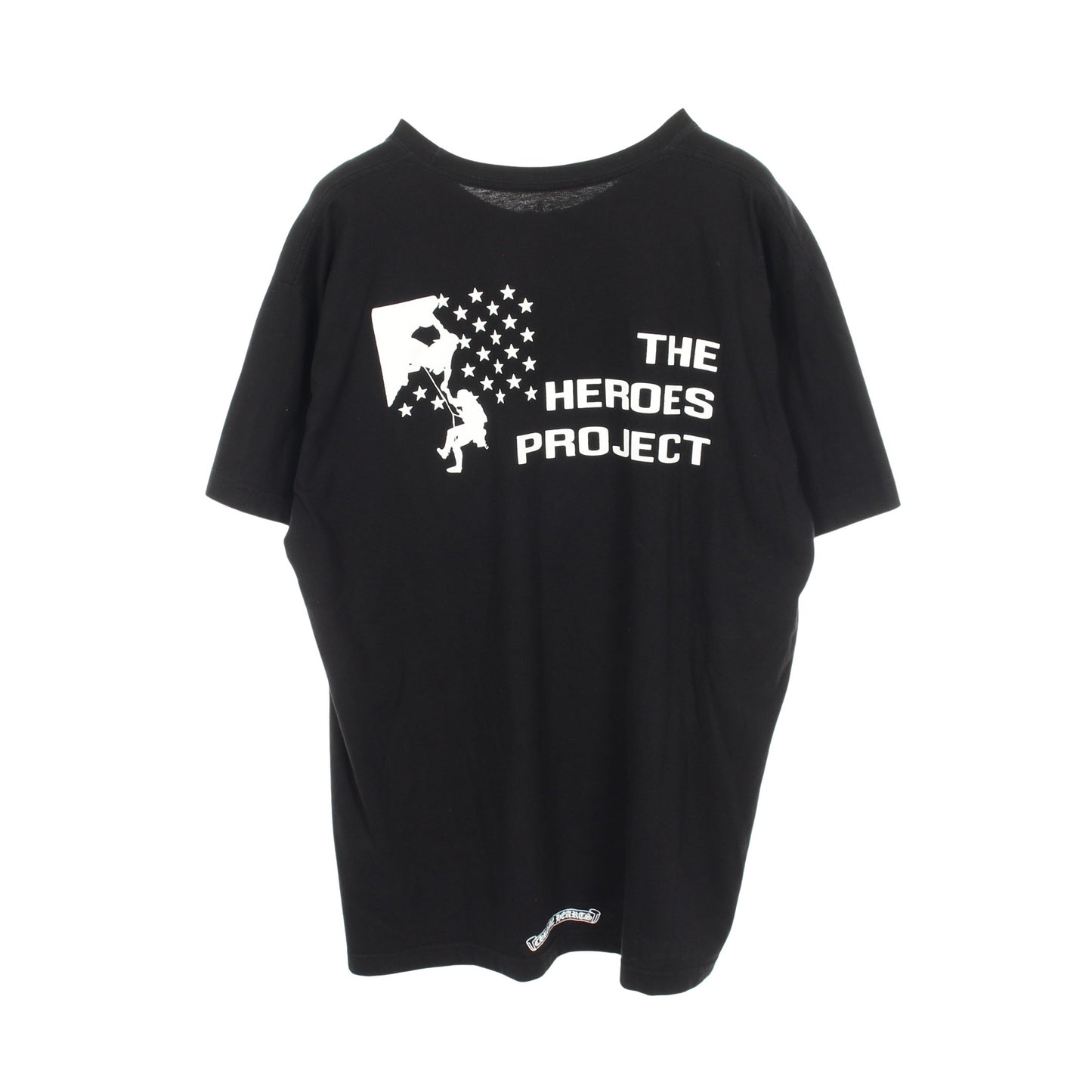 Chrome Hearts × THE HEROES PROJECT ポケット付き 半袖Tシャツ コットン ブラック クロムハーツ トップス Chrome Hearts