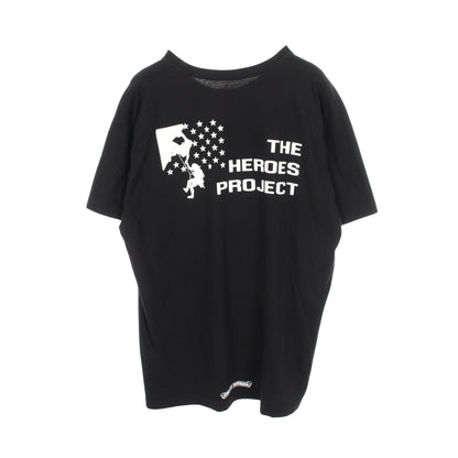 Chrome Hearts × THE HEROES PROJECT ポケット付き 半袖Tシャツ コットン ブラック クロムハーツ トップス Chrome Hearts