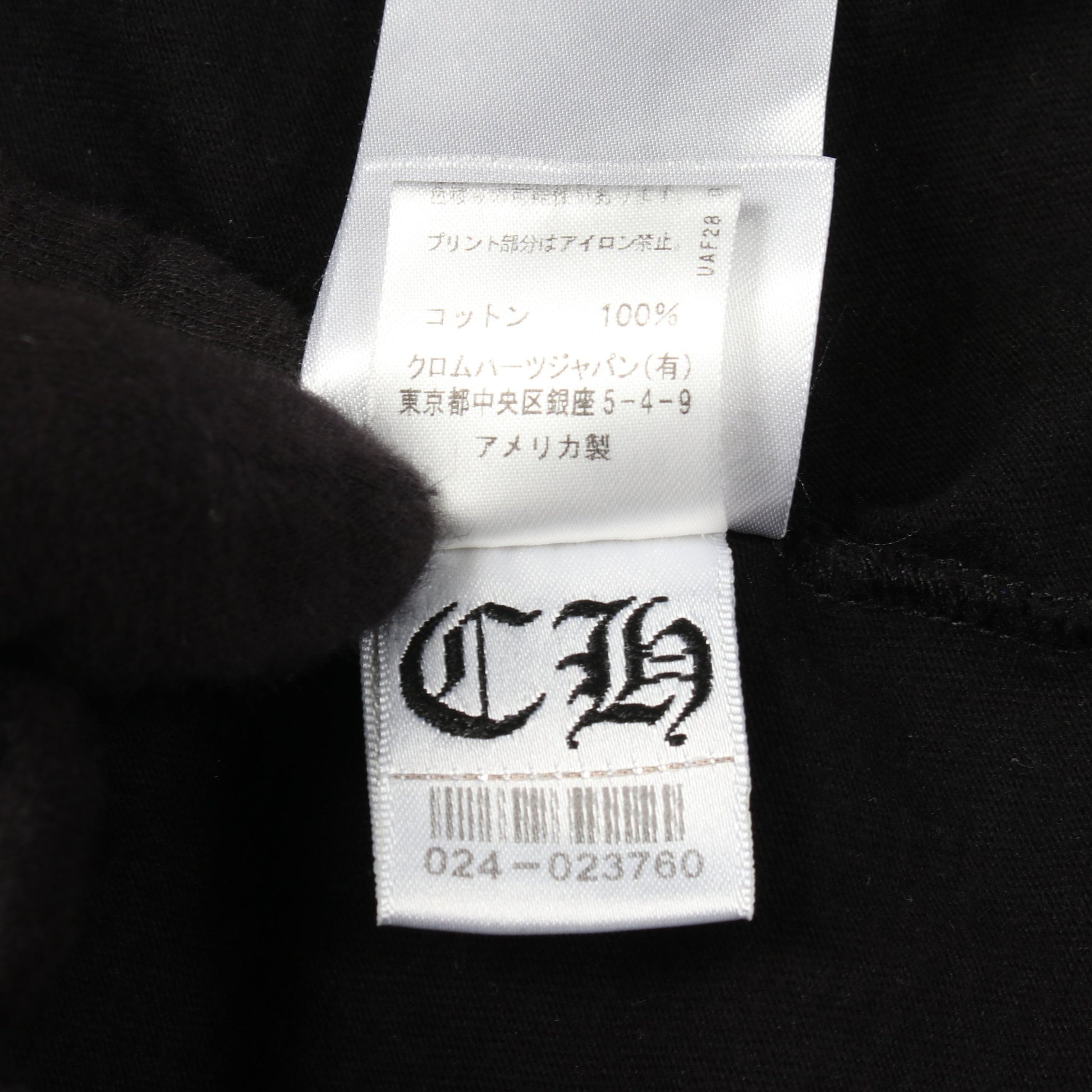 Chrome Hearts × THE HEROES PROJECT ポケット付き 半袖Tシャツ コットン ブラック クロムハーツ トップス Chrome Hearts