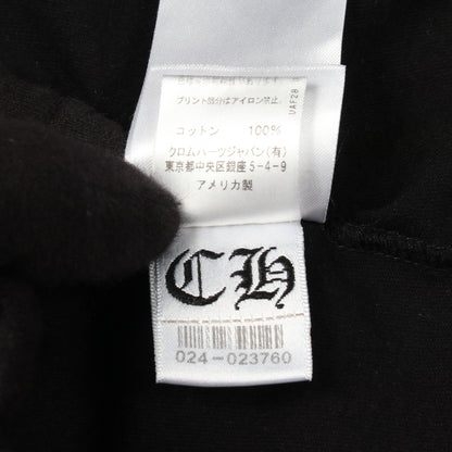Chrome Hearts × THE HEROES PROJECT ポケット付き 半袖Tシャツ コットン ブラック クロムハーツ トップス Chrome Hearts
