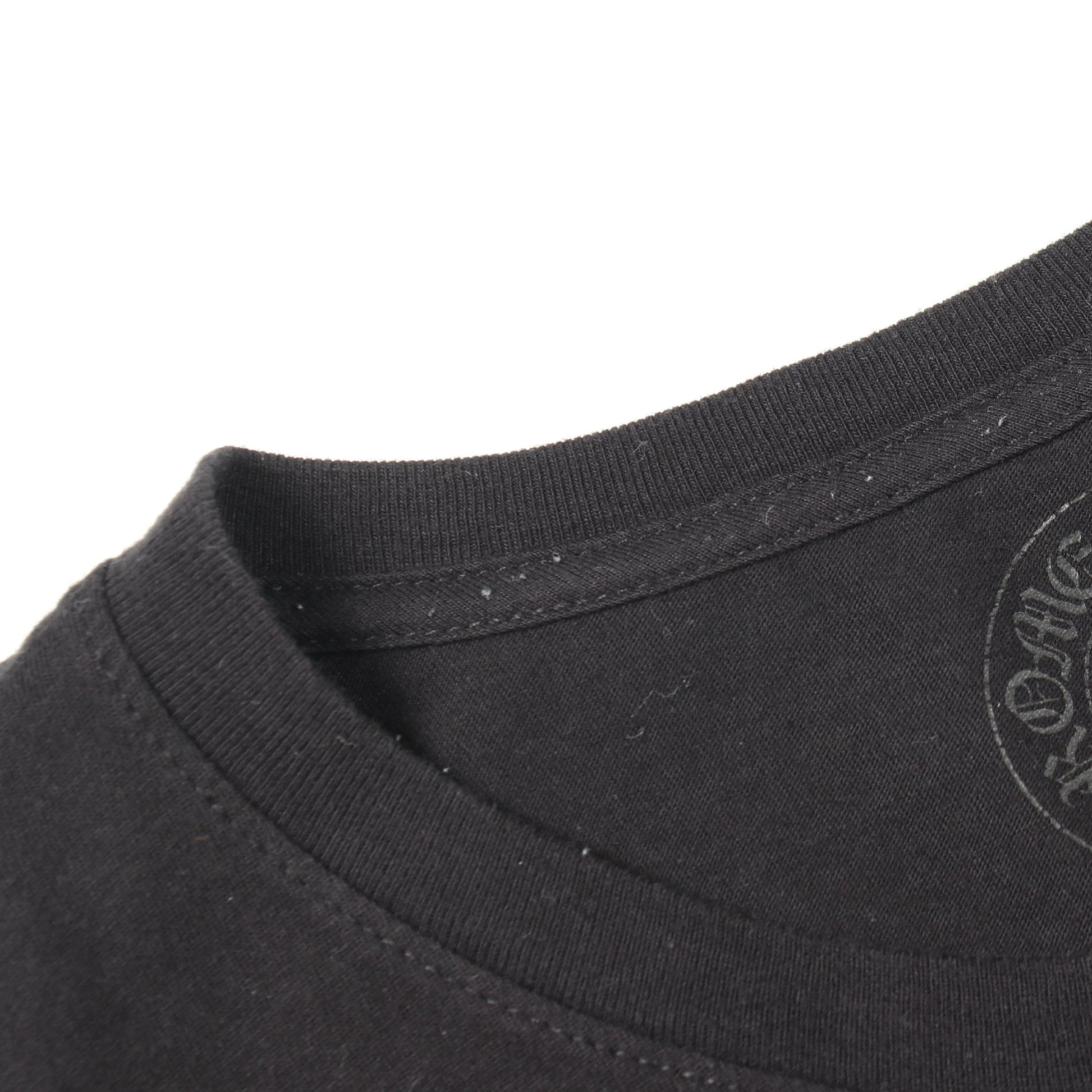 Chrome Hearts × THE HEROES PROJECT ポケット付き 半袖Tシャツ コットン ブラック クロムハーツ トップス Chrome Hearts