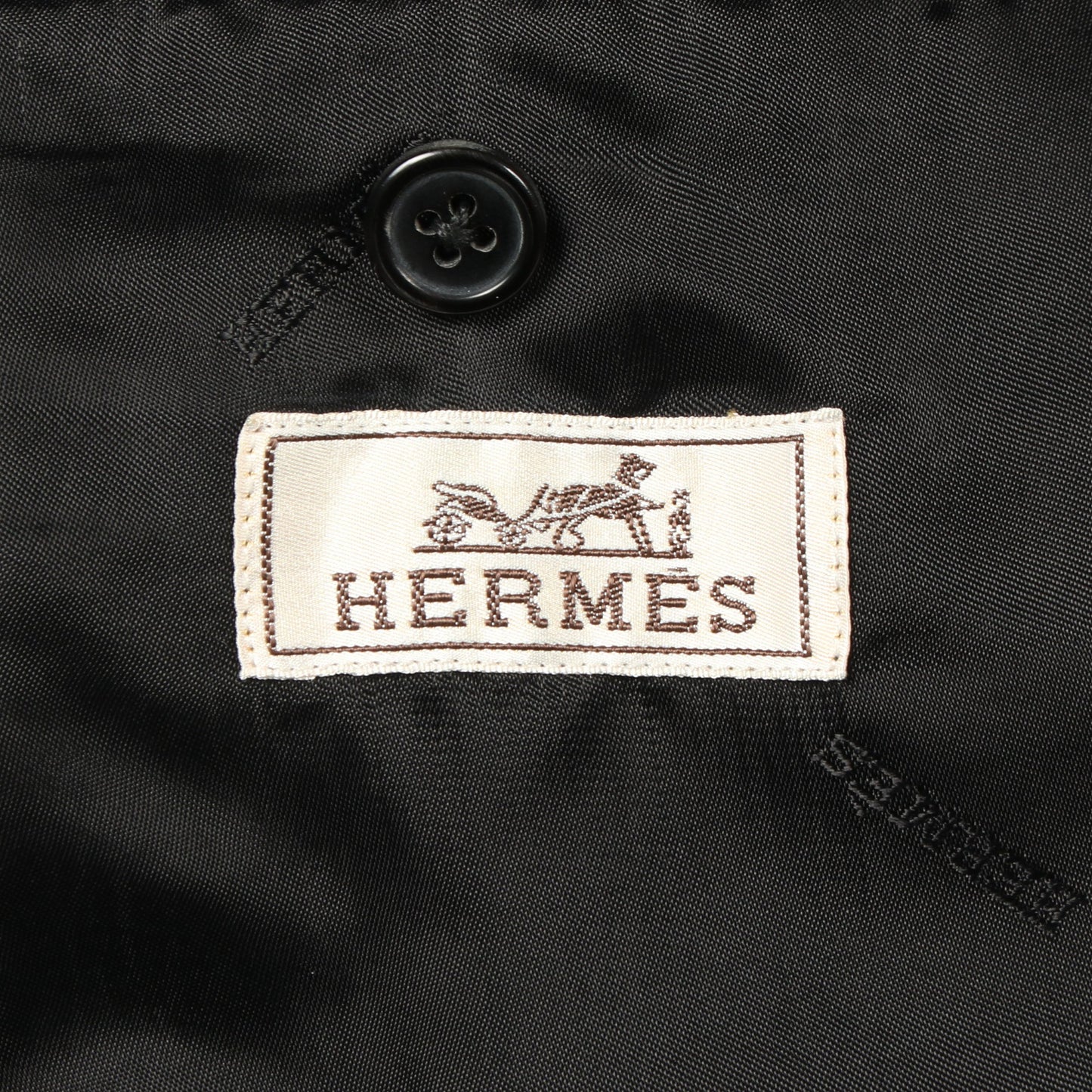 ジップアップ レザージャケット レザー ブラック エルメス アウター HERMES