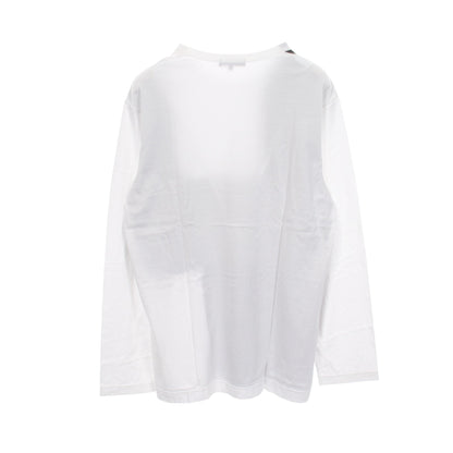 パッチワーク 長袖Tシャツ コットン ホワイト マルチカラー コムデギャルソンオム