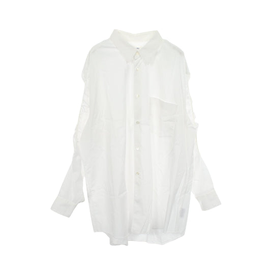 長袖 シャツ コットン ホワイト コムデギャルソンシャツ トップス COMME des GARCONS SHIRT