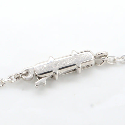 Cハート ダイヤ ネックレス ネックレス K18WG ダイヤモンド ホワイトゴールド クリア カルティエ