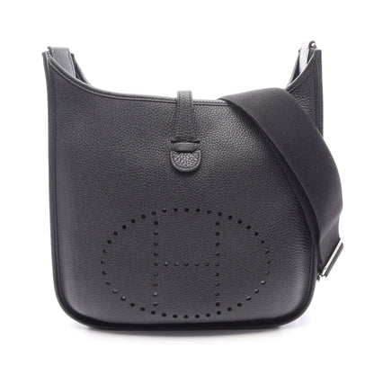 エヴリン 3 トロワ PM ショルダーバッグ トリヨンクレマンス ブラック シルバー金具 Z刻印 エルメス