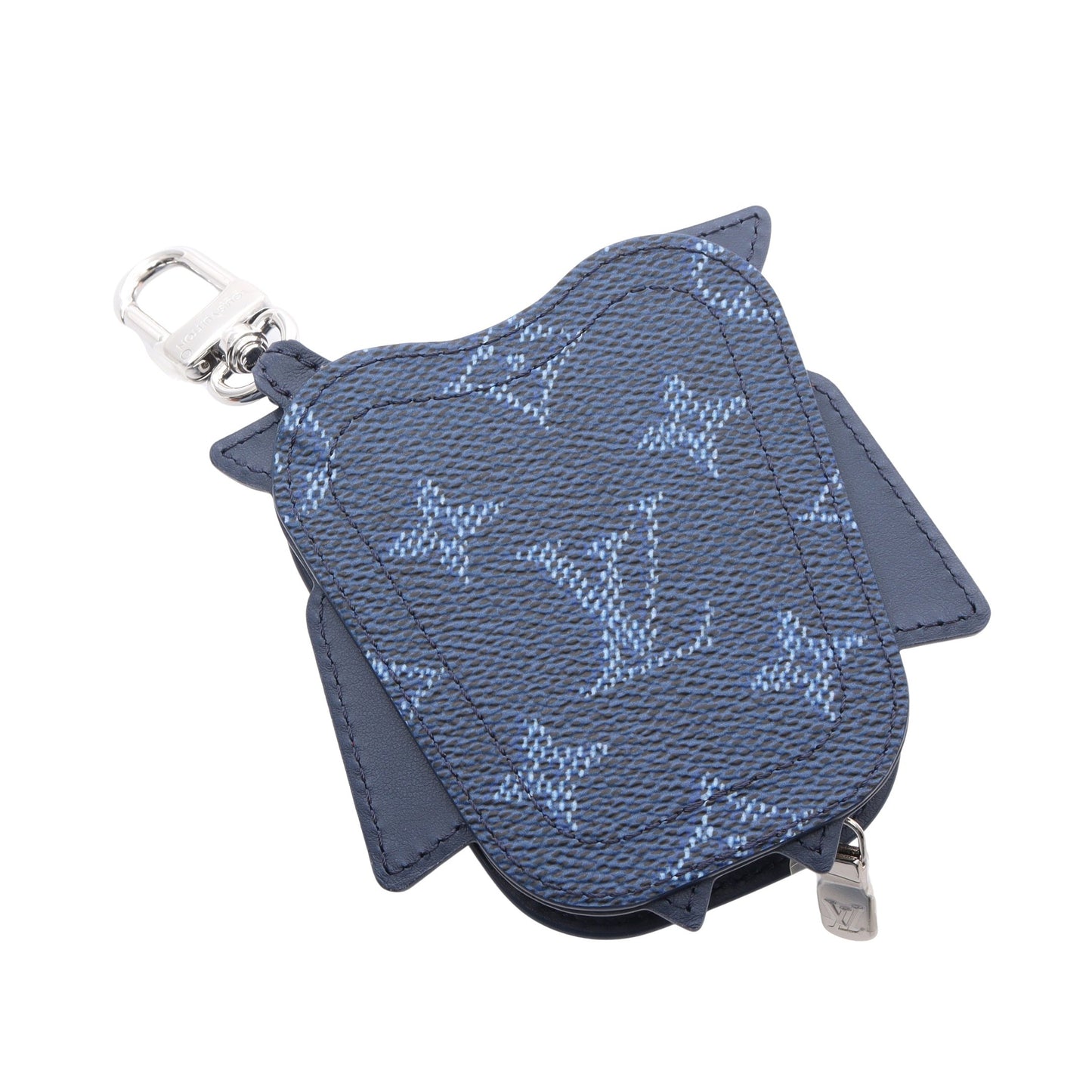 LV オウル オセアン バッグチャーム PVC レザー ネイビー ルイヴィトン