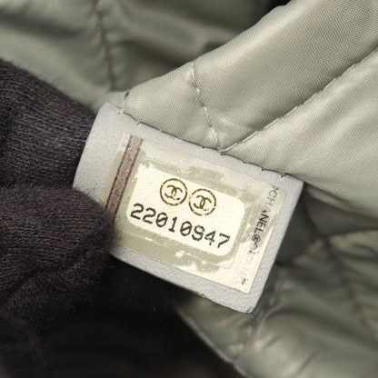 ココマーク パッチワーク クラッチバッグ ラムスキン シルバー ブラック マルチカラー シルバー金具 シャネル