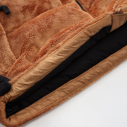 Versa Velour Nuptse Jacket 中綿入り ジャケット ライトブラウン ザノースフェイス