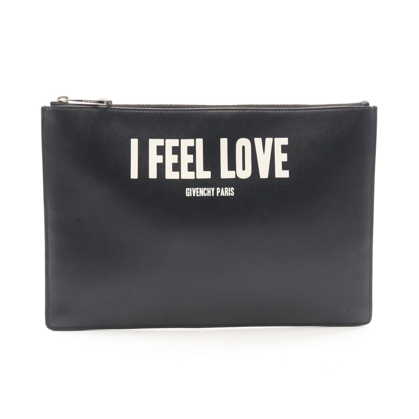 I FEEL LOVE クラッチバッグ レザー ブラック ジバンシィ