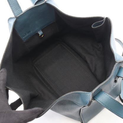 HAMMOCK SMALL ハンモック スモール 2WAY ハンドバッグ レザー ブルー ロエベ