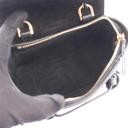 PICO BELT BAG ピコ ベルトバッグ 2WAY ハンドバッグ レザー ブラック セリーヌ