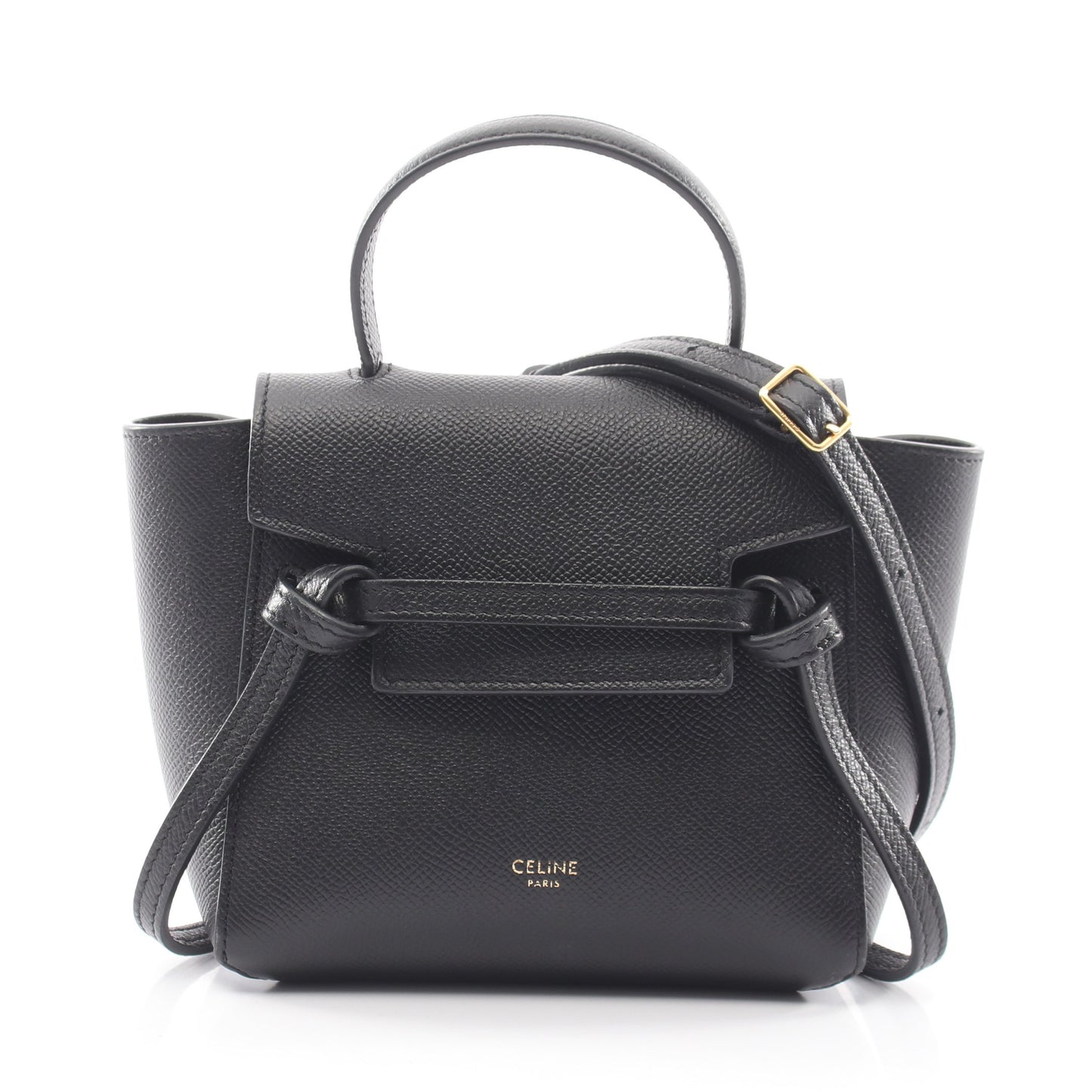 PICO BELT BAG ピコ ベルトバッグ 2WAY ハンドバッグ レザー ブラック セリーヌ