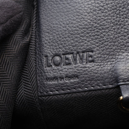 HAMMOCK SMALL ハンモック スモール 2WAY ハンドバッグ レザー ネイビー ブラック ロエベ