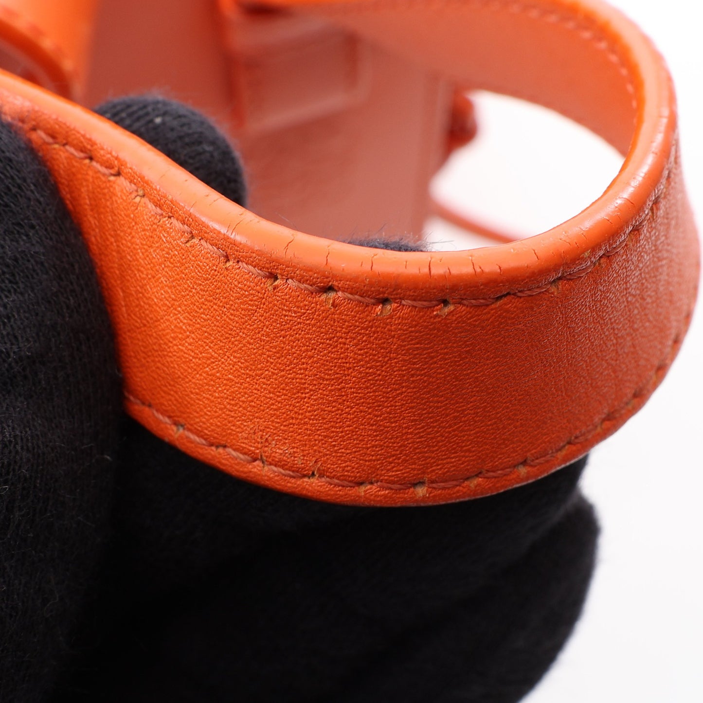 HAMMOCK ハンモック コンパクト 2WAY ハンドバッグ レザー オレンジ ロエベ