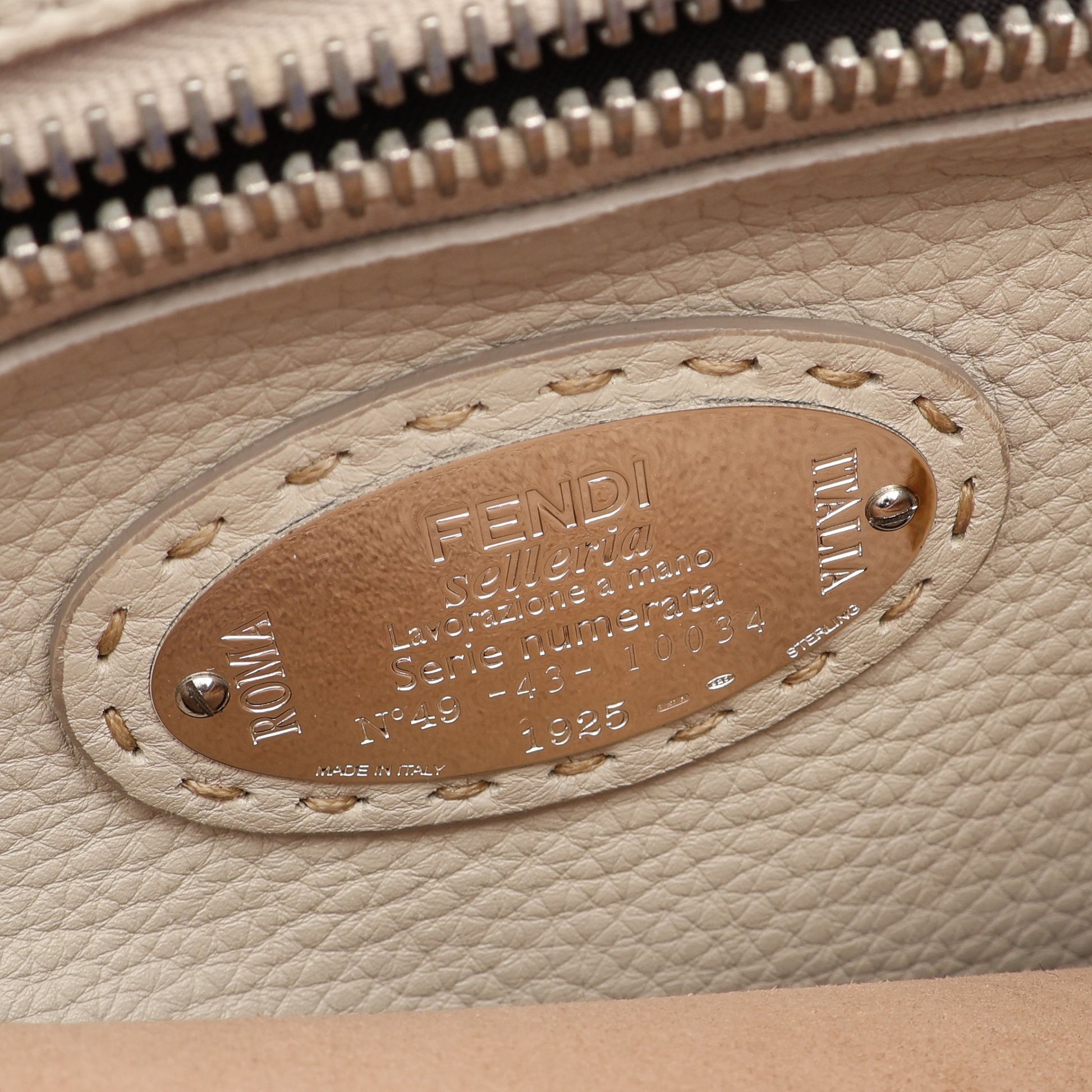 セレリア ピーカブー レギュラー 2WAY ハンドバッグ レザー ブルー フェンディ バッグ FENDI