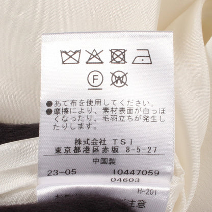 ペプラムジレ ベスト コットン ホワイト ル フィル