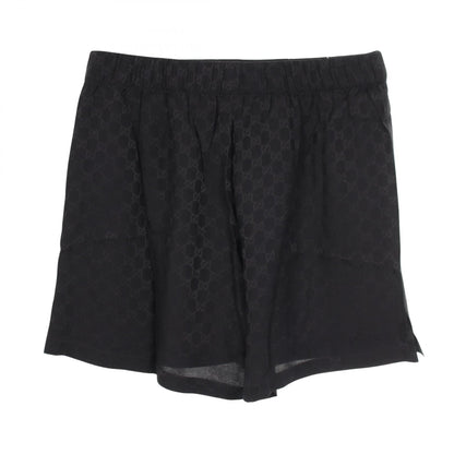 GG柄 パンツ シルク ブラック グッチ ボトムス GUCCI