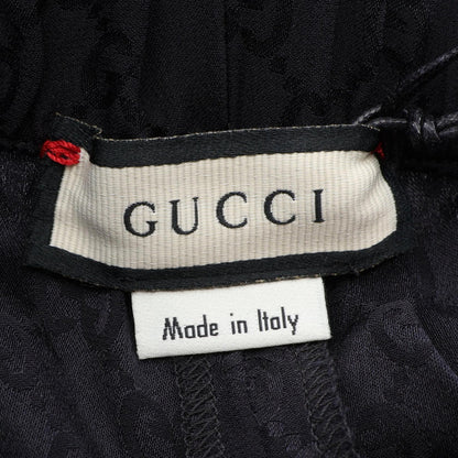 GG柄 パンツ シルク ブラック グッチ ボトムス GUCCI