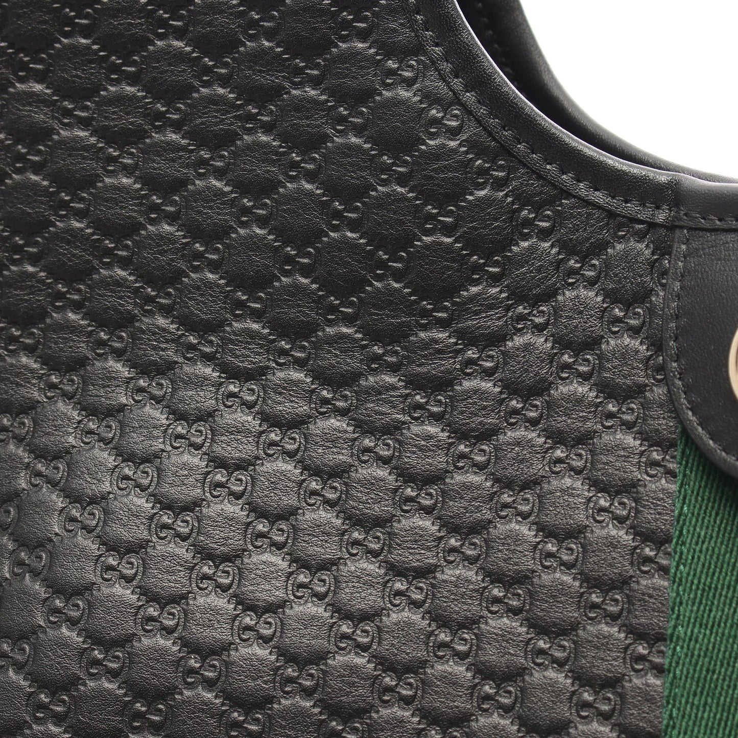 ジリオ マイクログッチシマ 日本限定 2WAY ハンドバッグ レザー ブラック グッチ バッグ GUCCI
