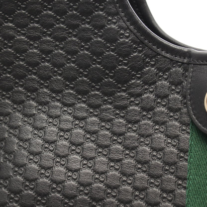 ジリオ マイクログッチシマ 日本限定 2WAY ハンドバッグ レザー ブラック グッチ バッグ GUCCI