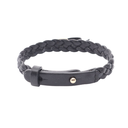ヴァラリボン ブレスレット レザー ブラック ゴールド サルヴァトーレフェラガモ アクセサリー Salvatore Ferragamo