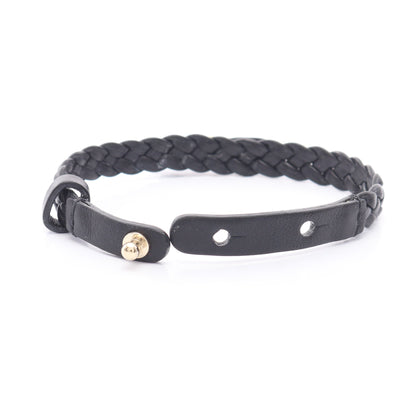 ヴァラリボン ブレスレット レザー ブラック ゴールド サルヴァトーレフェラガモ アクセサリー Salvatore Ferragamo