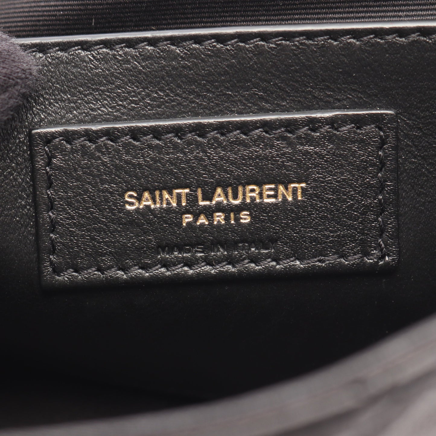 モノグラム ミニ ノリータ チェーンショルダーバッグ レザー ブラック サンローランパリ バッグ SAINT LAURENT PARIS