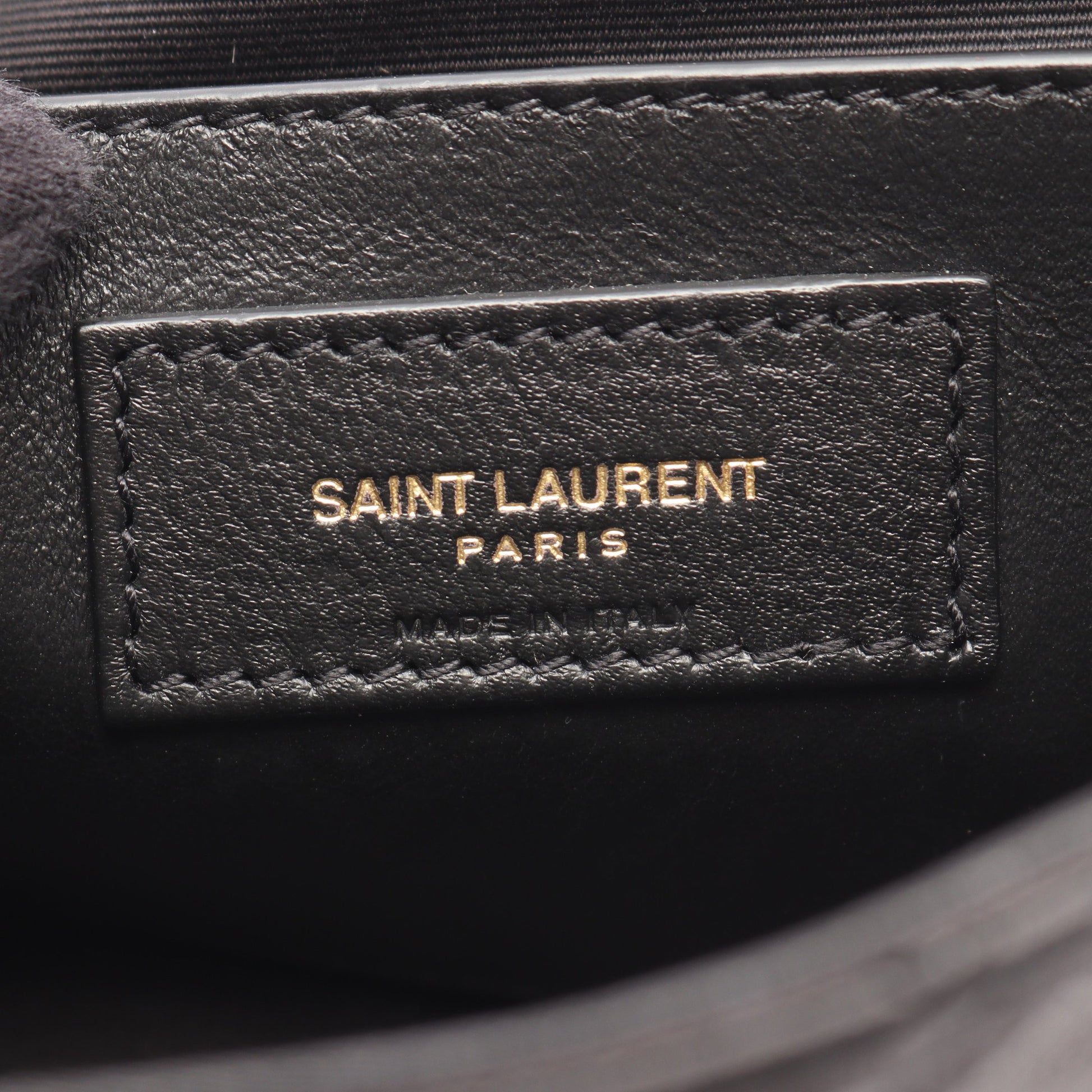 モノグラム ミニ ノリータ チェーンショルダーバッグ レザー ブラック サンローランパリ バッグ SAINT LAURENT PARIS