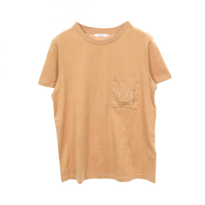 PAPAIA パパイア 半袖Tシャツ コットン ライトブラウン マックスマーラ