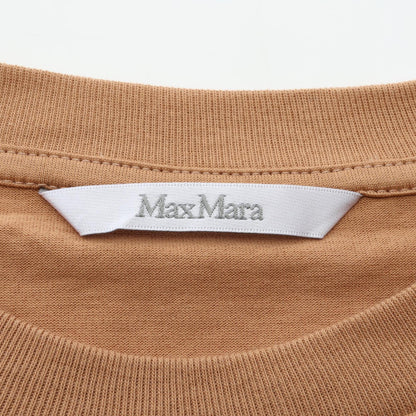 PAPAIA パパイア 半袖Tシャツ コットン ライトブラウン マックスマーラ