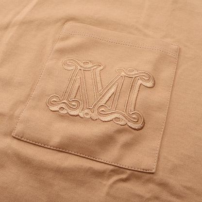 PAPAIA パパイア 半袖Tシャツ コットン ライトブラウン マックスマーラ