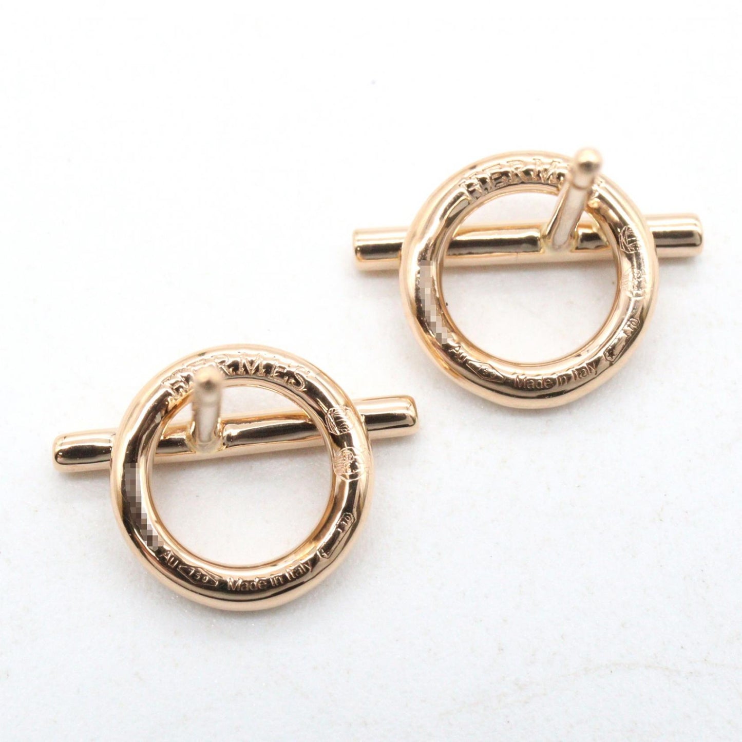 フィネス ピアス ピアス K18PG ピンクゴールド エルメス