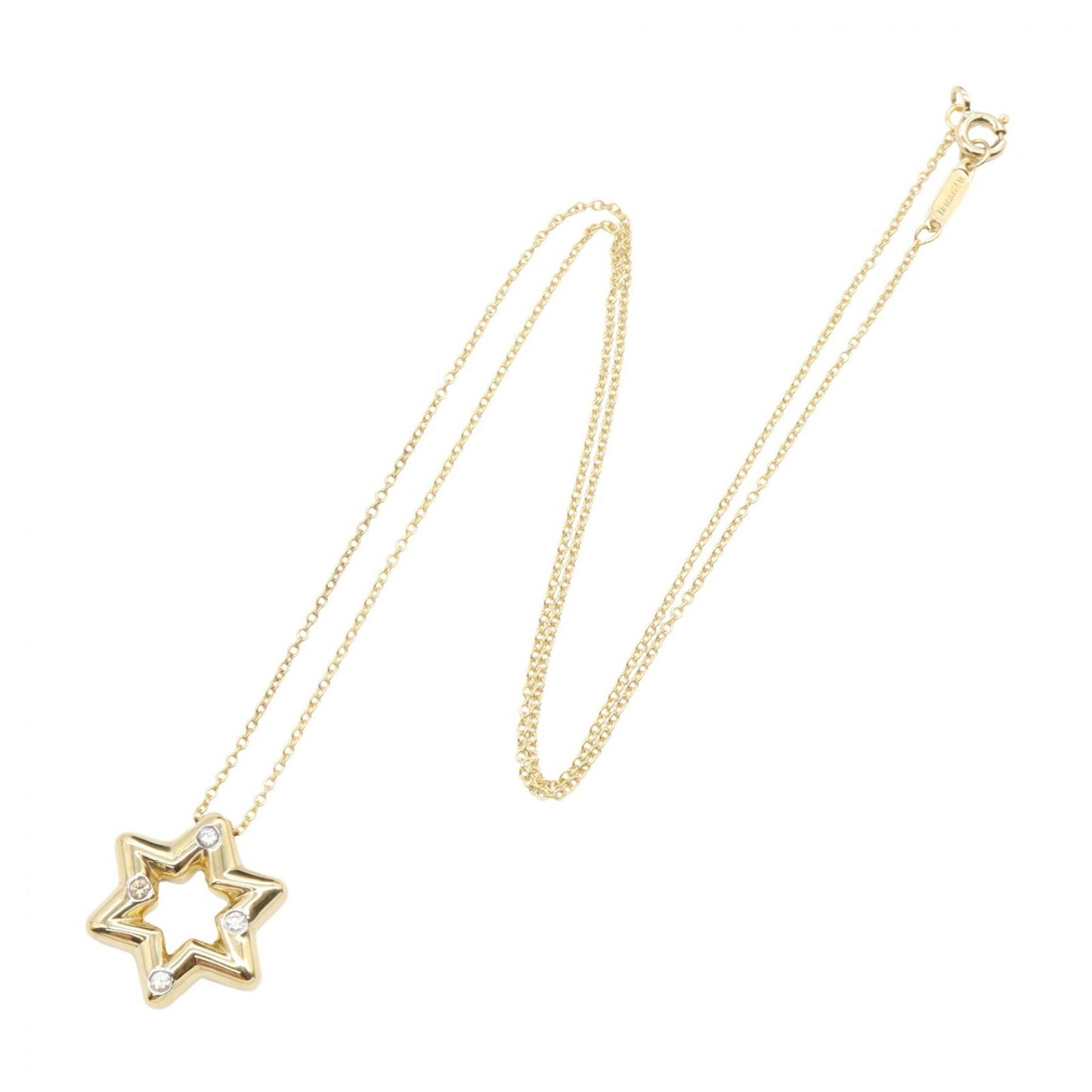 スター モチーフ 4PD ネックレス ネックレス K18YG ダイヤモンド イエローゴールド クリア ティファニー アクセサリー TIFFANY & Co.