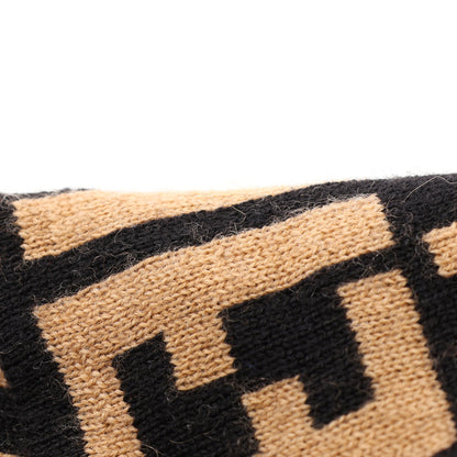 ズッカ ビーニー ウール ベージュ ブラック フェンディ 財布・小物 FENDI