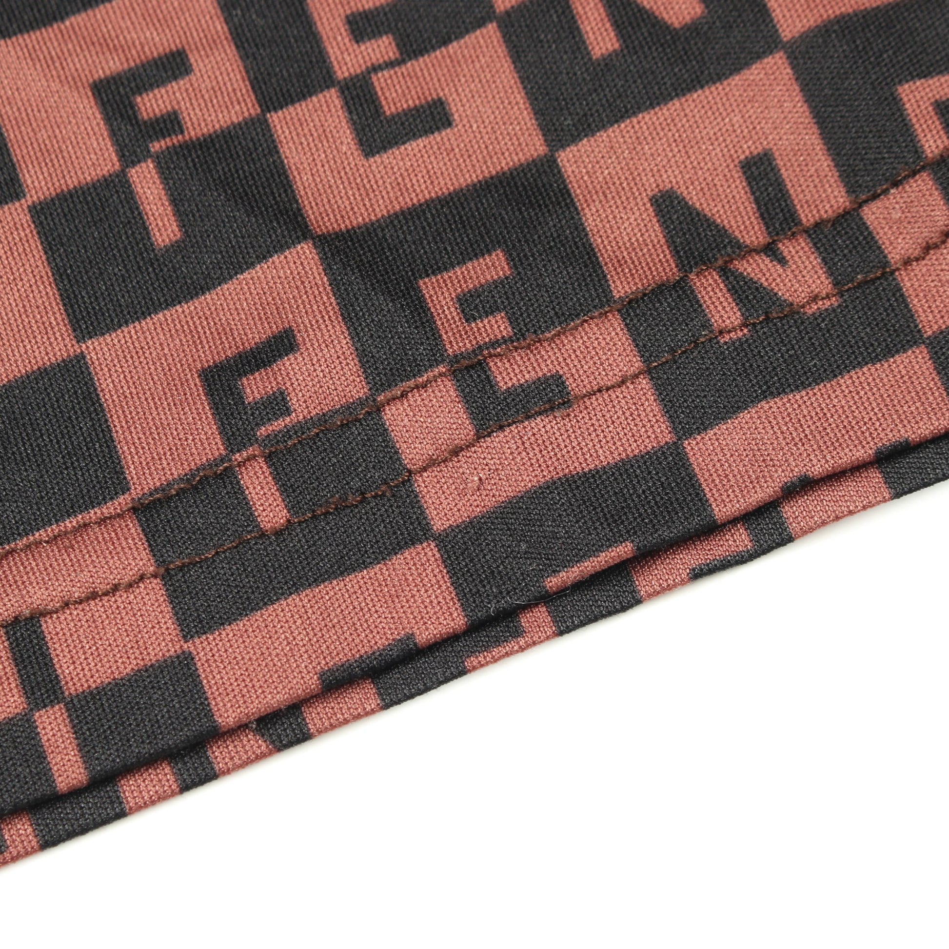 総柄 ノースリーブ ワンピース ブラウン フェンディ ワンピース FENDI