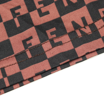 総柄 ノースリーブ ワンピース ブラウン フェンディ ワンピース FENDI