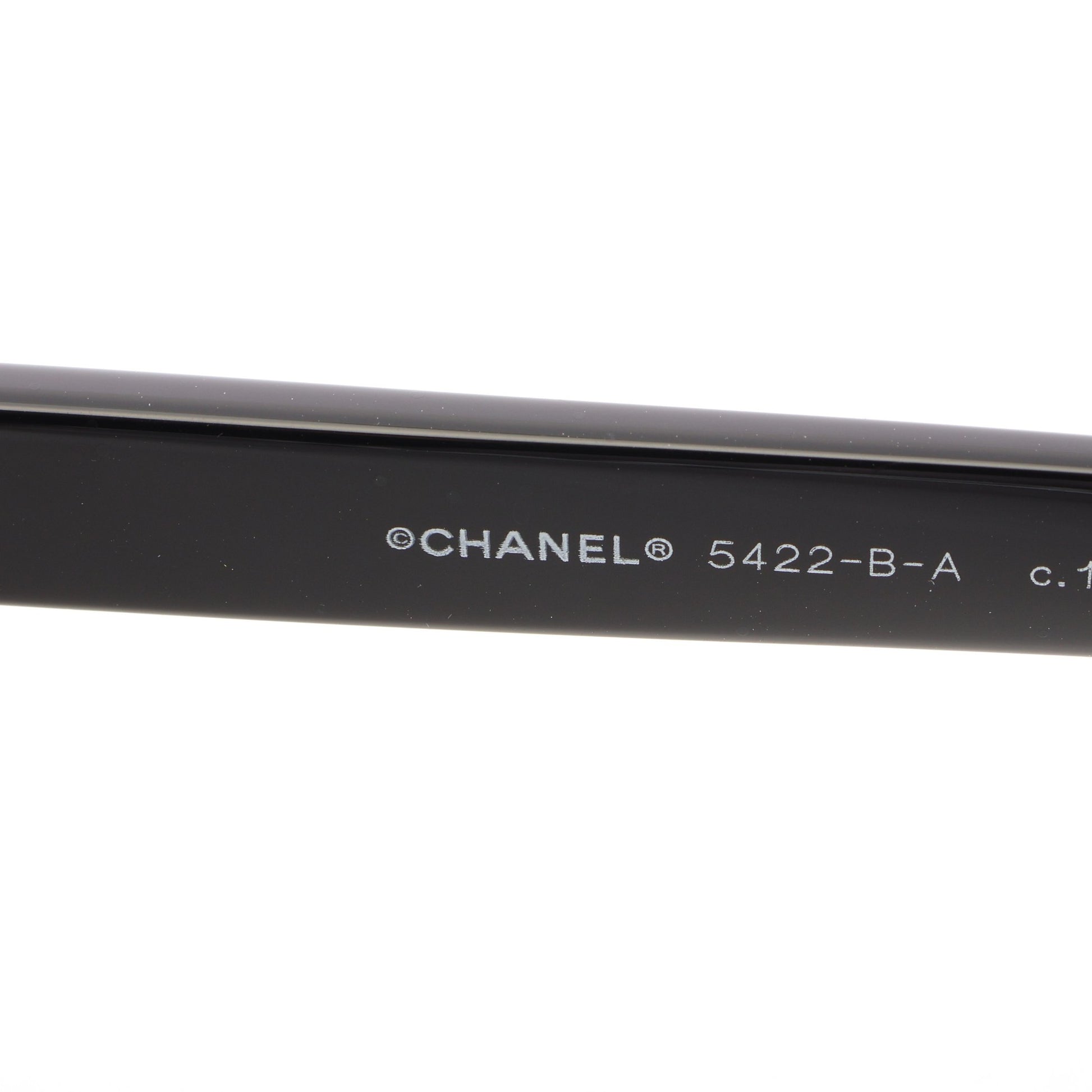 ココマーク スクエア シェイプ サングラス ラインストーン ブラック ホワイト シャネル 財布・小物 CHANEL