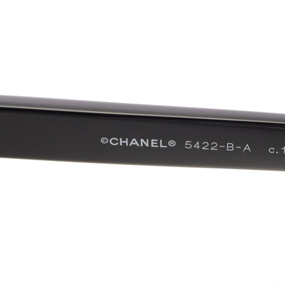 ココマーク スクエア シェイプ サングラス ラインストーン ブラック ホワイト シャネル 財布・小物 CHANEL