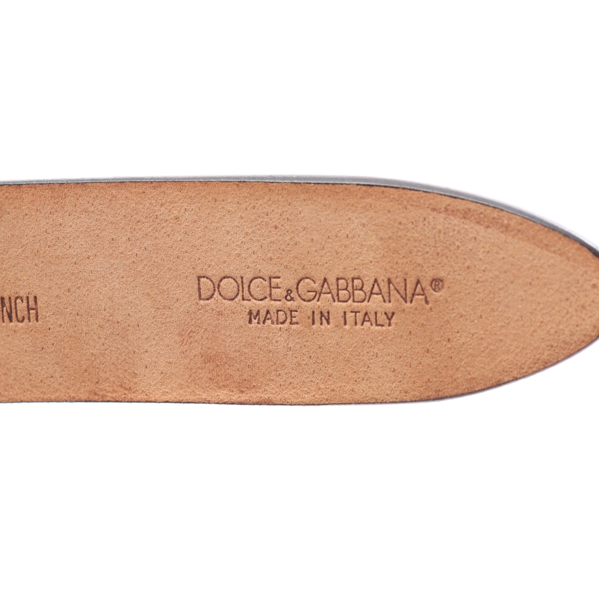 DGロゴ シルバー金具 ベルト レザー ブラック ドルチェアンドガッバーナ 財布・小物 DOLCE&GABBANA