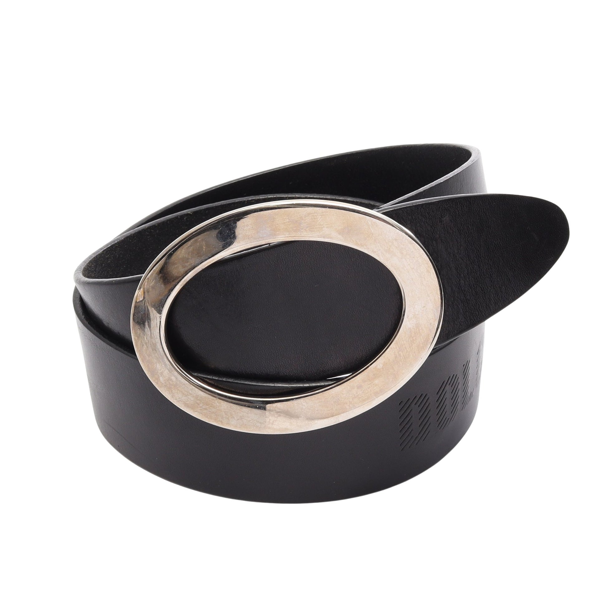 シルバー金具 ベルト レザー ブラック ドルチェアンドガッバーナ 財布・小物 DOLCE&GABBANA