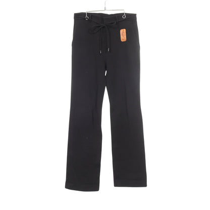 LOUIS VUITTON × NBA Sporty Trousers スウェットパンツ ウール コットン レザー ブラック ルイヴィトン