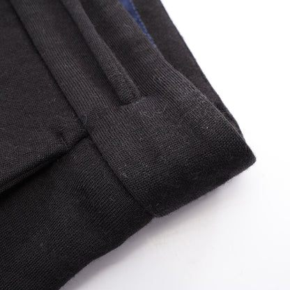 LOUIS VUITTON × NBA Sporty Trousers スウェットパンツ ウール コットン レザー ブラック ルイヴィトン