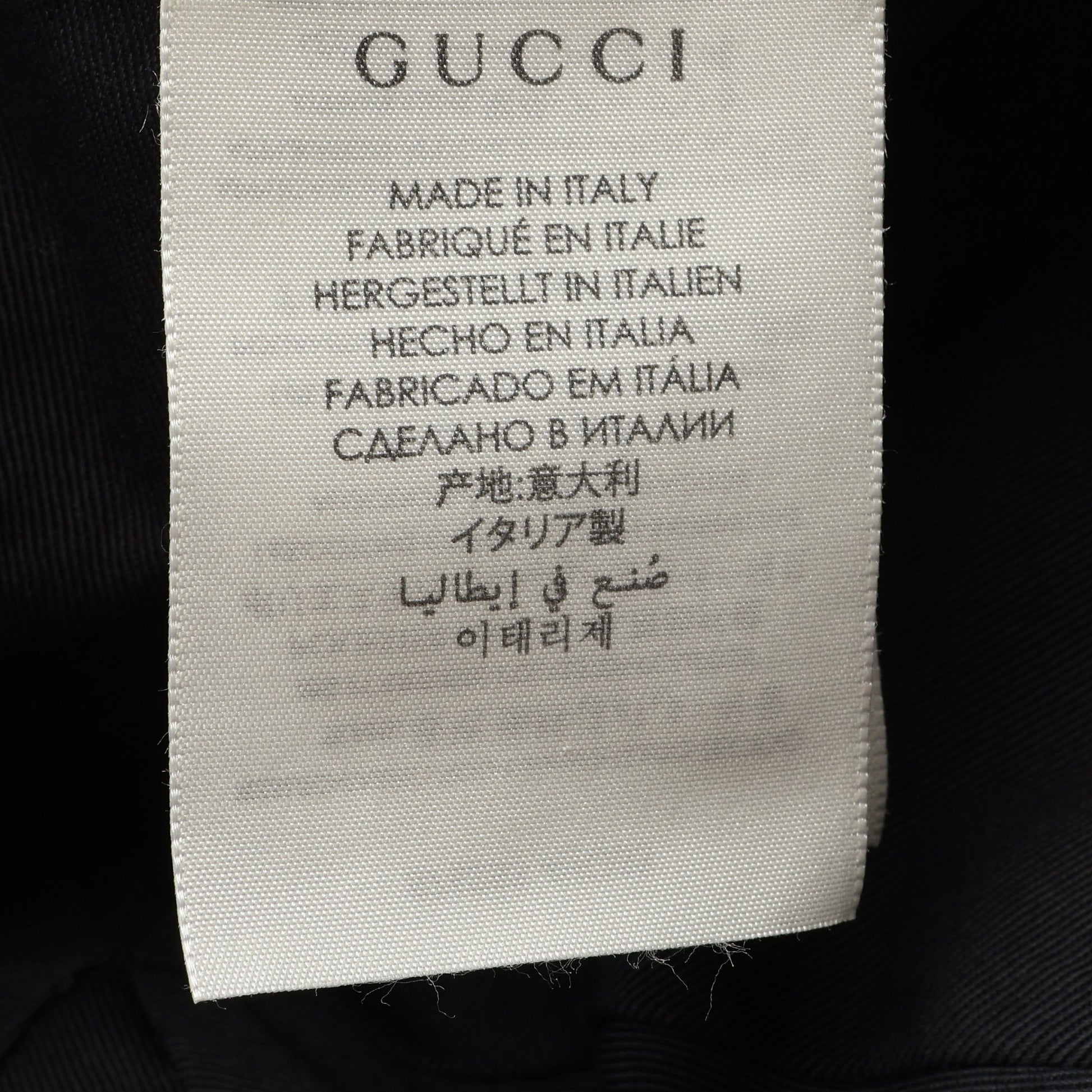 GGキャンバス ベースボール キャップ レザー ブラック グッチ 財布・小物 GUCCI