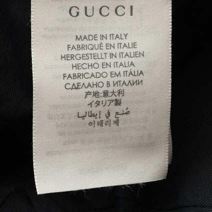GGキャンバス ベースボール キャップ レザー ブラック グッチ 財布・小物 GUCCI