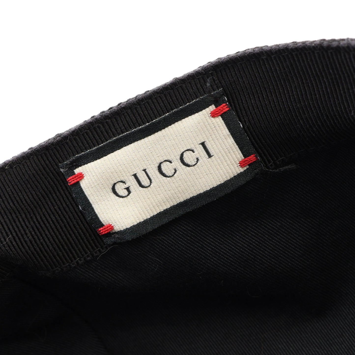 GGキャンバス ベースボール キャップ レザー ブラック グッチ 財布・小物 GUCCI
