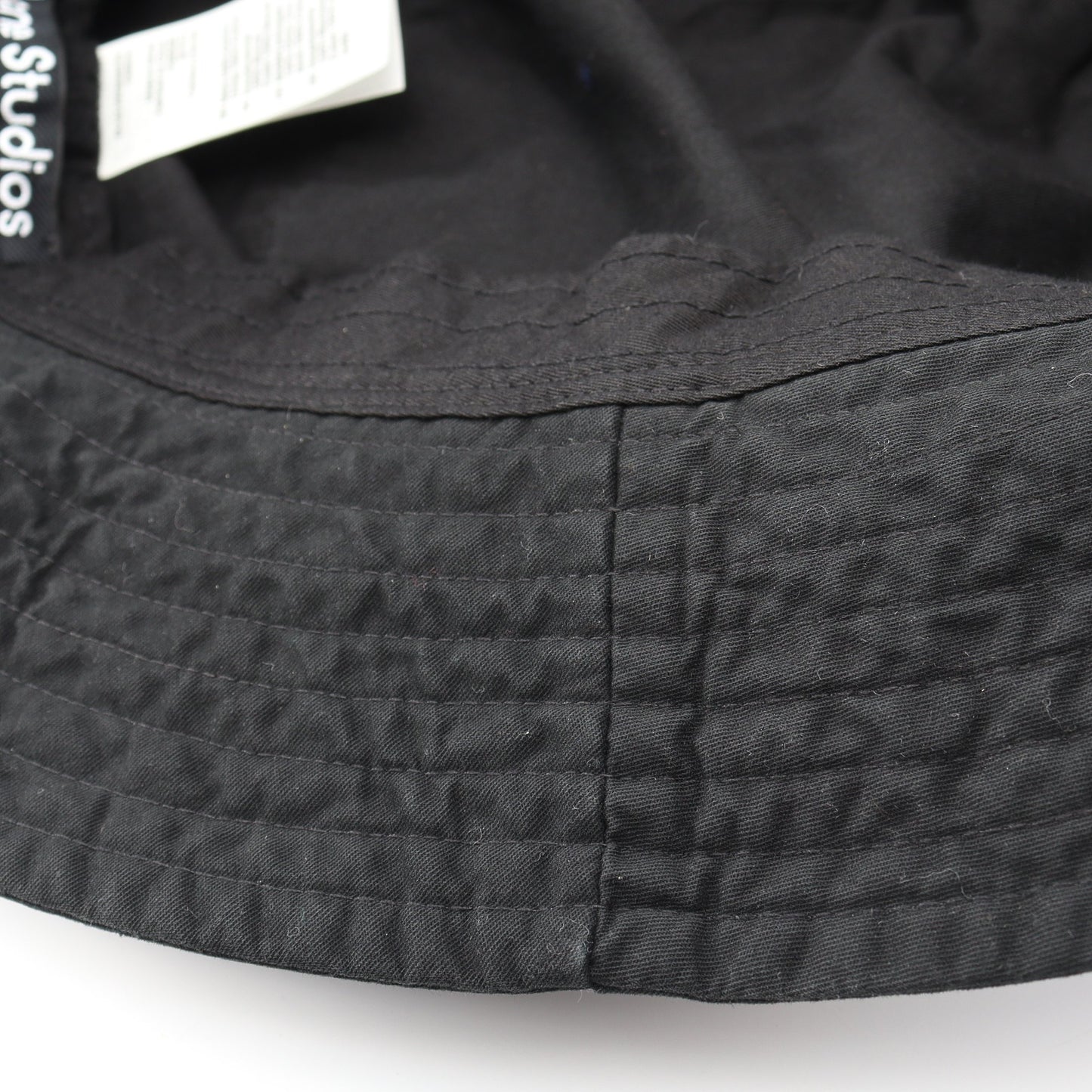 ラージフェイスロゴ バケット ハット コットン ブラック アクネストゥディオズ 財布・小物 Acne Studios